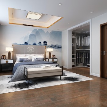 New Chinese Style Bedroom-ID:840714776