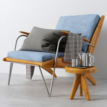 Modern Nordic Style Single Chair-ID:633692185