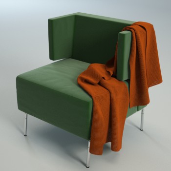 Modern Single Sofa-ID:260837977