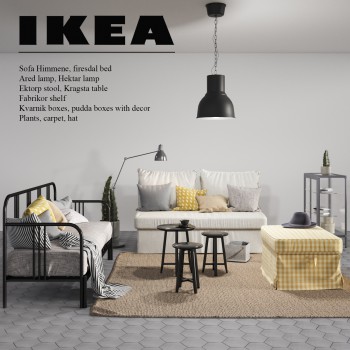 Nordic Style Sofa Combination-ID:322643698
