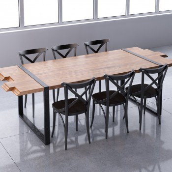 Nordic Style Dining Table And Chairs-ID:375319692