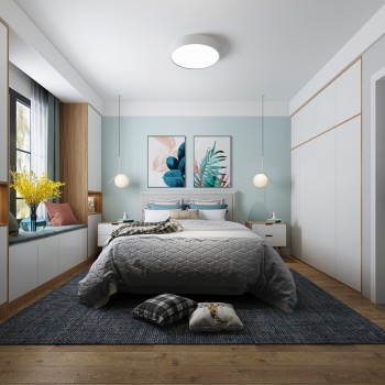 Nordic Style Bedroom-ID:590284473