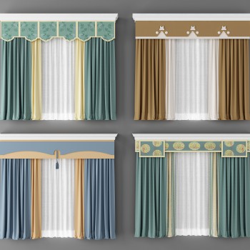 New Chinese Style The Curtain-ID:618398869