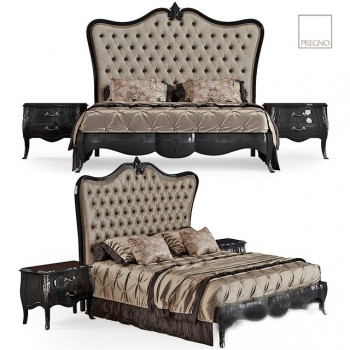 New Classical Style Double Bed-ID:637370517