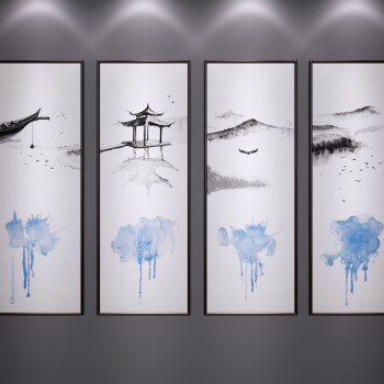 新中式艺术画-模型ID【185439】