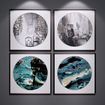 新中式水墨画-模型ID【185461】