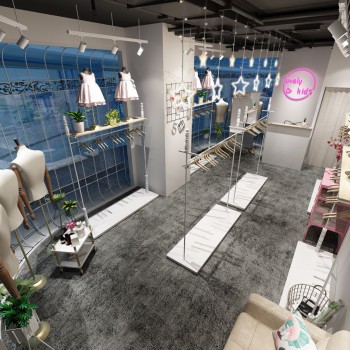 北欧儿童服装店铺-模型ID【221615】