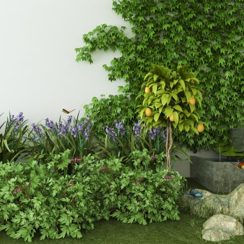 现代灌木/花草-模型ID【225815】
