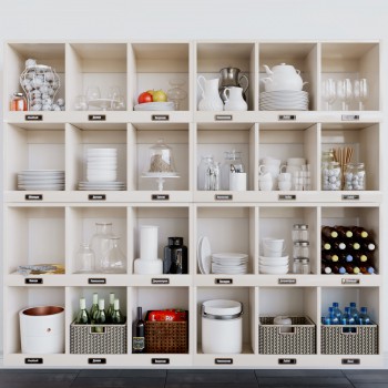 北欧装饰柜厨具餐具-模型ID【237151】