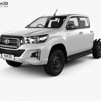 现代丰田Toyota Hilux Double Cab Chassis SR 2019-模型ID【243056】