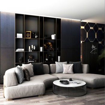 Minotti 现代沙发茶几组合-模型ID【329448】