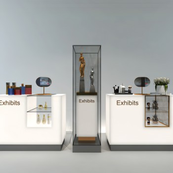 现代化妆品展示柜组合-模型ID【371420】
