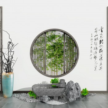 新中式园艺小品-模型ID【449435】