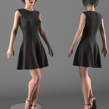 VR现代女人-模型ID【455424】