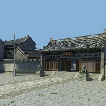 中式古建筑-模型ID【491600】