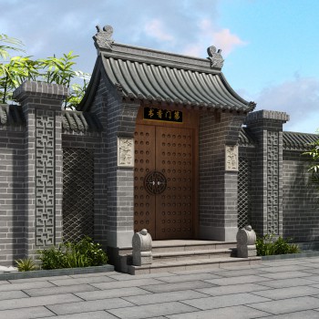 中式门头-模型ID【491479】