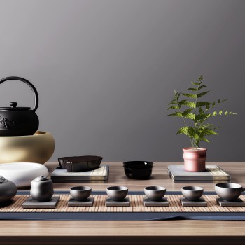新中式茶具-模型ID【503099】