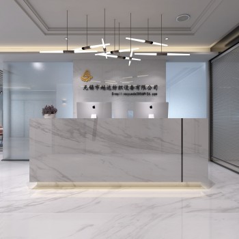 多场景-现代办公前台大厅+洽谈区-模型ID【504325】