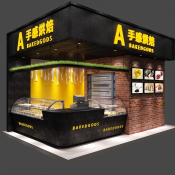 现代烘培蛋糕店门面门头-模型ID【504621】