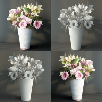 现代花艺-模型ID【507655】