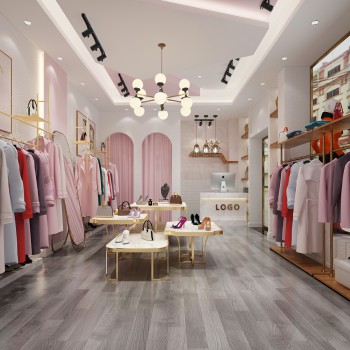 现代轻奢服装店-模型ID【510506】