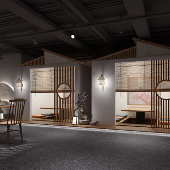 日式餐厅-模型ID【516753】