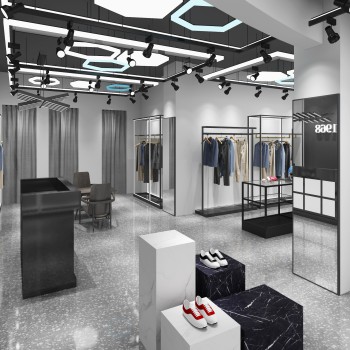 现代服装店-模型ID【517728】