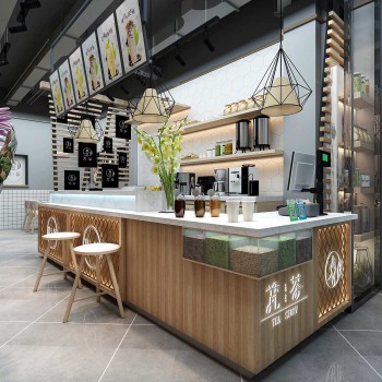现代奶茶店-模型ID【522184】