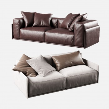 意大利 米洛提 Minotti 现代双人沙发组合-模型ID【522324】