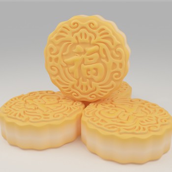 现代月饼-模型ID【522831】