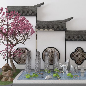新中式园艺小品-模型ID【524048】
