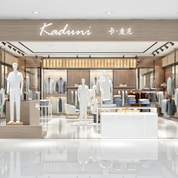 现代服装店-模型ID【537151】