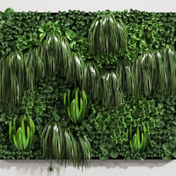 现代植物墙-模型ID【548948】