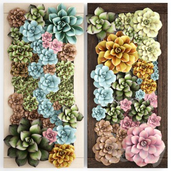 现代绿植装饰植物墙-模型ID【568843】