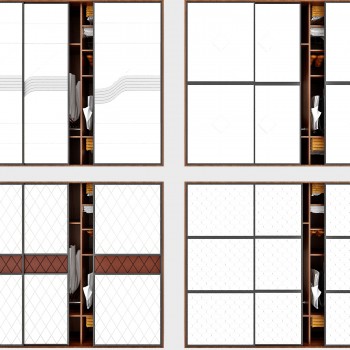 新中式衣柜组合-模型ID【572322】