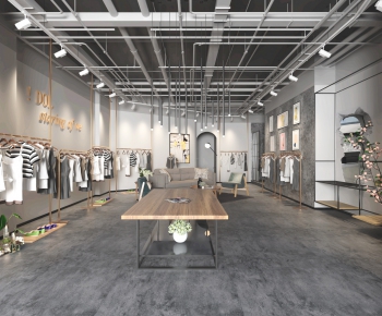 Industrial Style Clothing Store-ID:584309782
