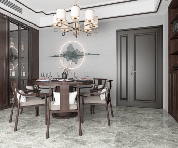 New Chinese Style Dining Room-ID:484920289