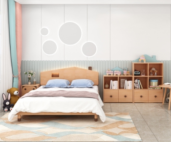 Nordic Style Child's Bed-ID:737681471