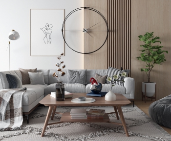 Nordic Style Sofa Combination-ID:258223627