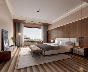 New Chinese Style Bedroom-ID:132582133