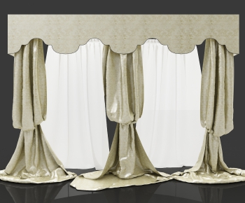 Simple European Style The Curtain-ID:900344856