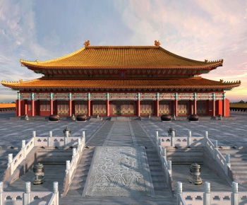 Chinese Style Ancient Architectural Buildings-ID:867537882