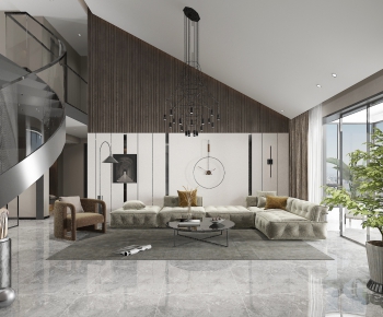 Modern A Living Room-ID:832800574