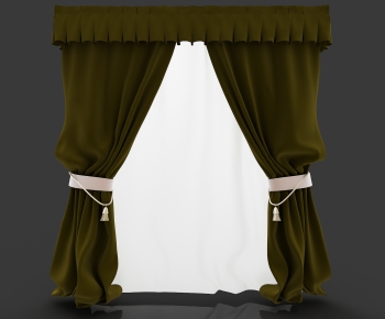 Simple European Style The Curtain-ID:781571334