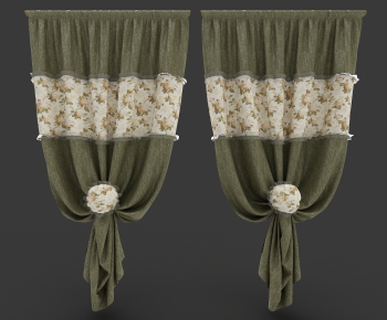 Simple European Style The Curtain-ID:891448685