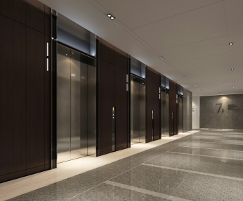 Modern Corridor/elevator Hall-ID:394369398