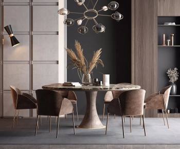 Modern Dining Table And Chairs-ID:376053969