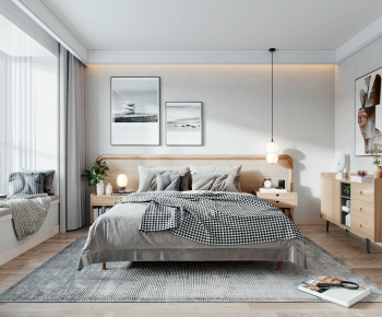Nordic Style Bedroom-ID:263649681