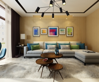 Modern A Living Room-ID:821548217
