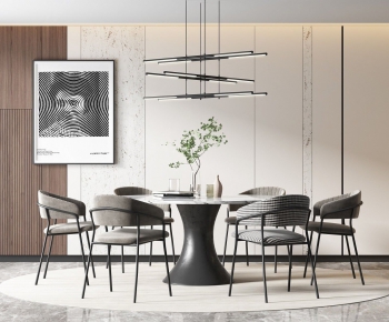 Modern Dining Table And Chairs-ID:776256271